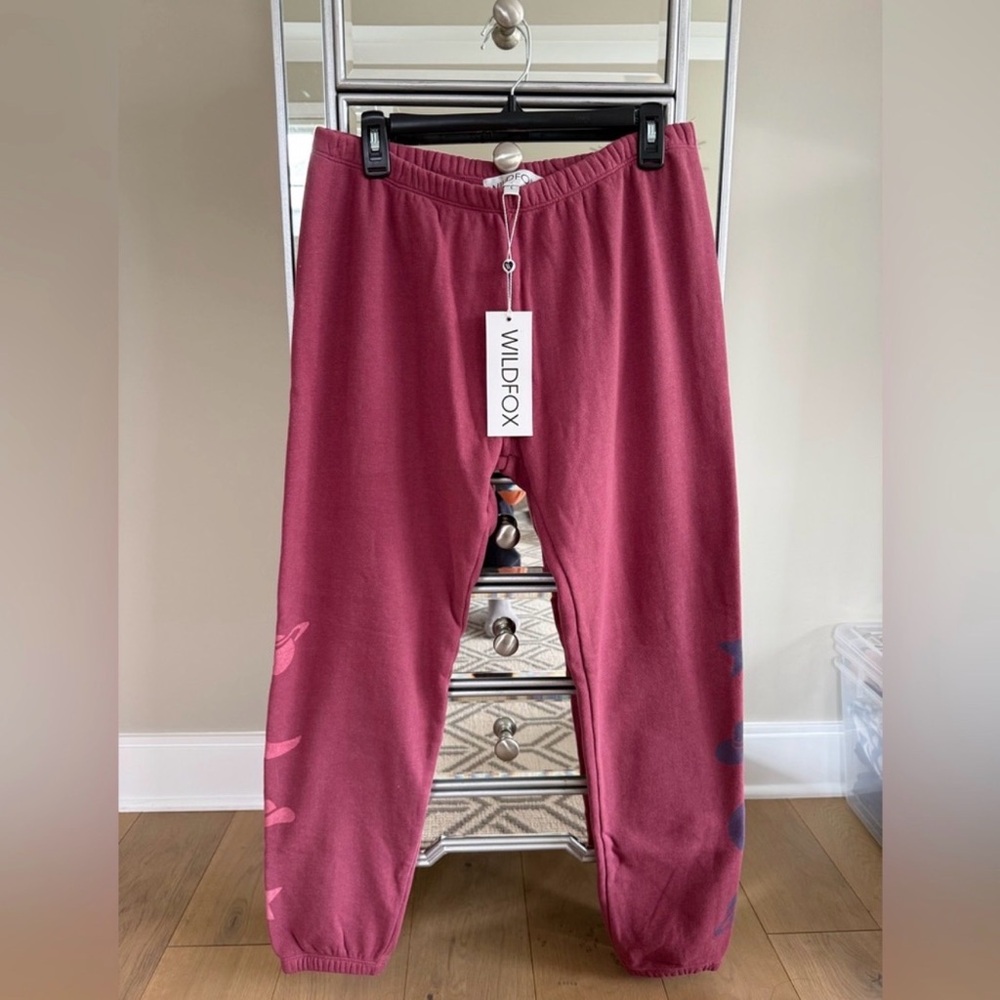 NWT Wildfox Lucky Charm Knox Sweatpants - Elastic Waist Joggers